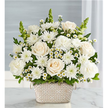 Loving Remembrance™ All White One Sided